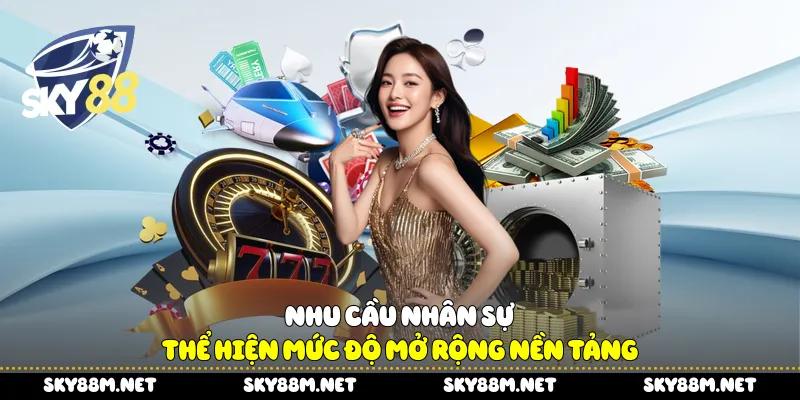 Nhu cầu nhân sự thể hiện mức độ mở rộng nền tảng